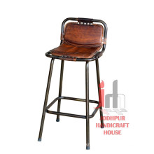 Leather Seater Bar Chair